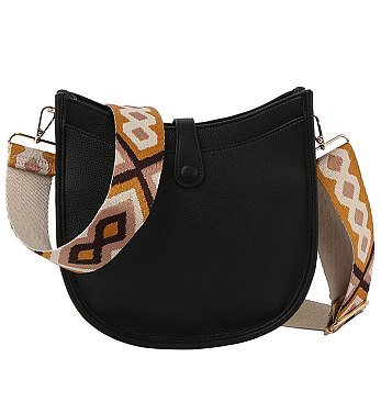 Aztec Guitar Strap Hobo Crossbody Bag