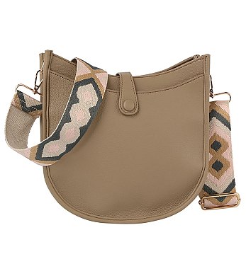 Aztec Guitar Strap Hobo Crossbody Bag