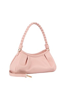 Braided Strap Shoulder Bag