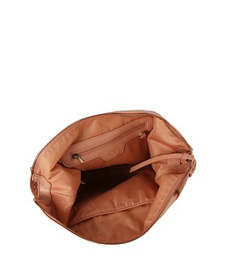 Wide Front Pocket Daily Leather Tote