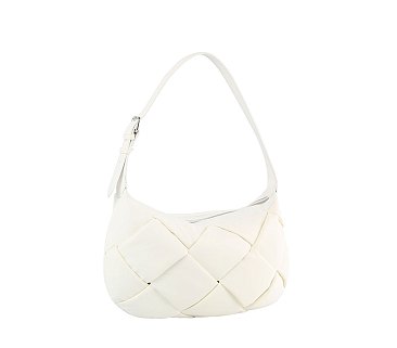 Puffy Woven Shoulder Bag Hobo