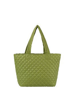 Quilted Travel Tote Bag