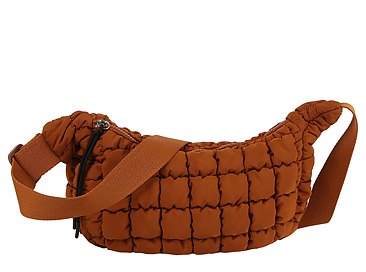 Quilted Puffy Crossbody Bag