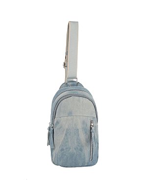 Denim Canvas Sling Bag