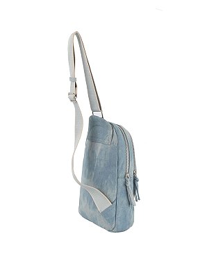 Denim Canvas Sling Bag