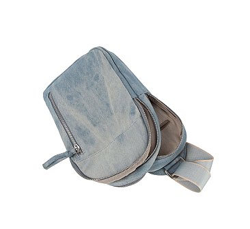 Denim Canvas Sling Bag