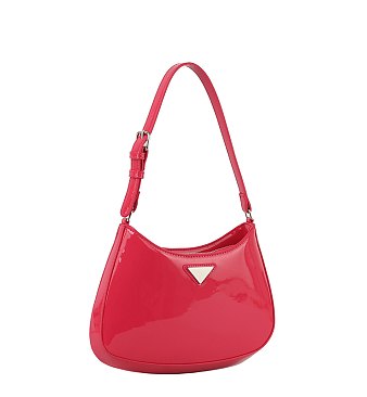 Glossy Shoulder Bag