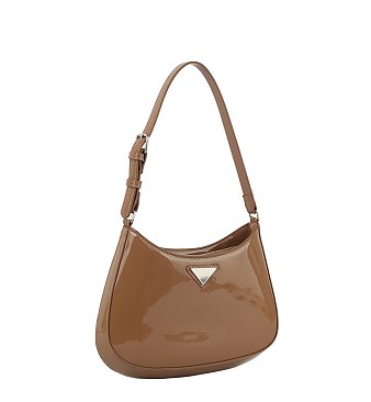 Glossy Shoulder Bag