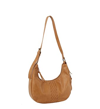 Fashion Woven Stripe Shoulder Bag Hobo