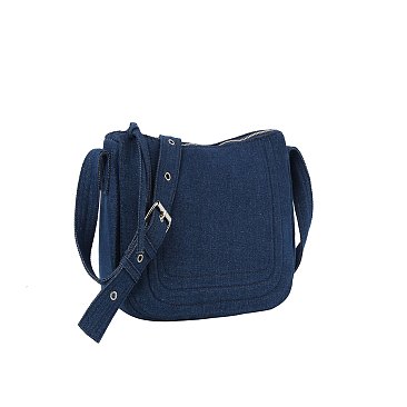 Denim Crossbody Bag