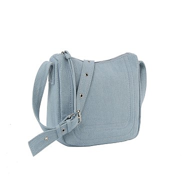 Denim Crossbody Bag