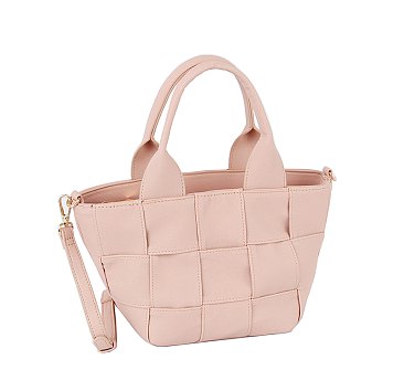 Fashion Woven Tote Satchel