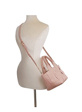 Fashion Woven Tote Satchel