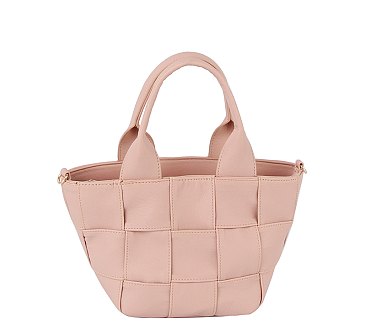 Fashion Woven Tote Satchel