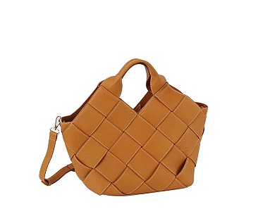 Fashion Woven 2-in-1 Satchel