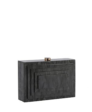 Rectangle Marble Clutch Evening Bag