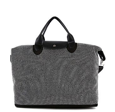 Stone Accented Carry-All Travel Bag