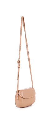 Petite Front Flap Shoulder Bag