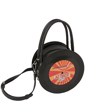 Vinyl Record Round Bag