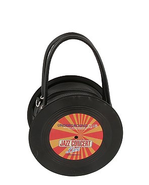 Vinyl Record Round Bag