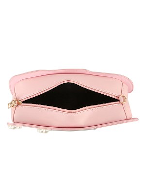 Sweet Lipstick Clutch Crossbody Bag