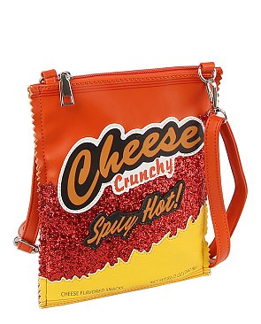 Cheese Crunchy Crossbody Bag