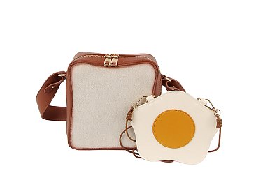 Bread Egg Crossbody Bag