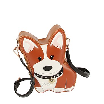 Fashion Corgi Crossbody Bag