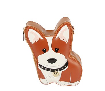 Fashion Corgi Crossbody Bag