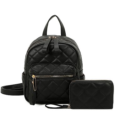 Quilted Classic Backpack 2-in-1 Set