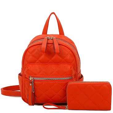 Quilted Classic Backpack 2-in-1 Set