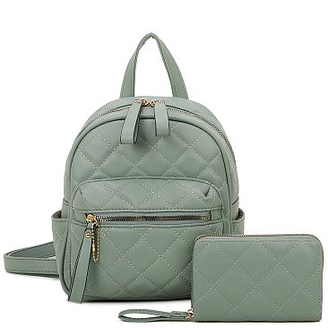 Quilted Classic Backpack 2-in-1 Set