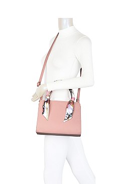 Scarf Top Handle 3-in-1 Satchel