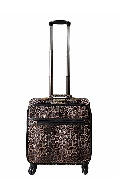 Leopard Rolling Carry On Luggage