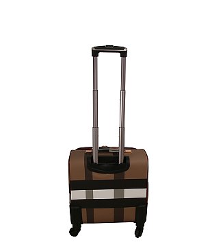 Signature Plaid Print Rolling Travel Bag