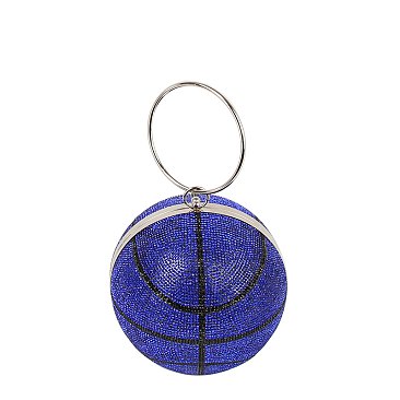 Bling Basketball Clutch Crossbody Bag