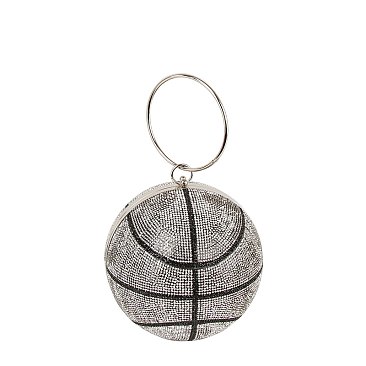 Bling Basketball Clutch Crossbody Bag