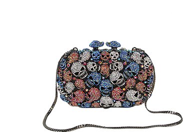 Sugar Skull Evening Bag Clutch