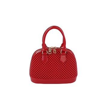 Beaded Candy Jelly Dome Satchel