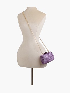 Marble Acrylic Evening Bag Clutch