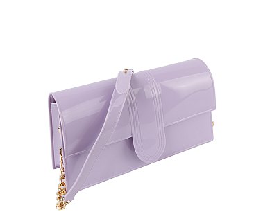 Jelly Candy Flapover Crossbody Bag