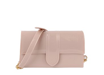 Jelly Candy Flapover Crossbody Bag