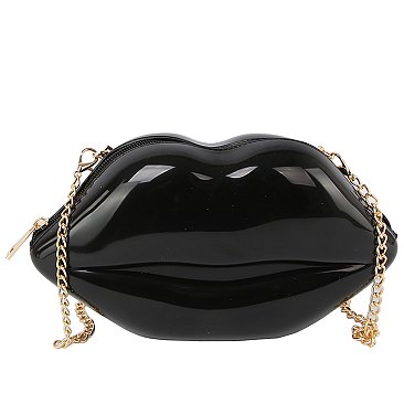 Lips Clutch Crossbody Bag