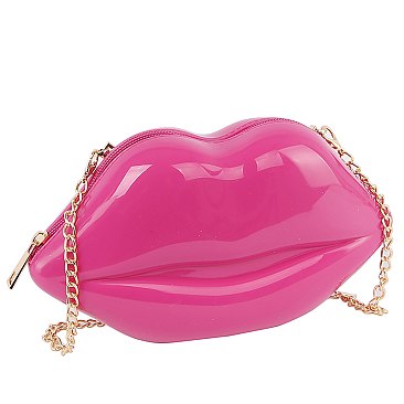 Lips Clutch Crossbody Bag