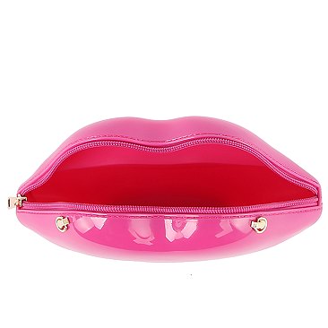 Lips Clutch Crossbody Bag