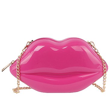 Lips Clutch Crossbody Bag