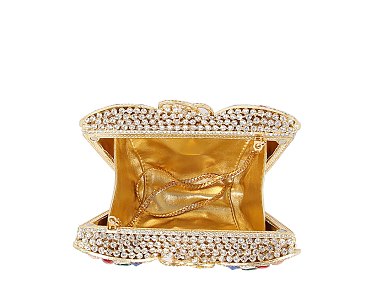 Embellished Butterfly Clutch Evening Bag