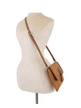 Fashion Braided Flap Messenger Crossbody Bag