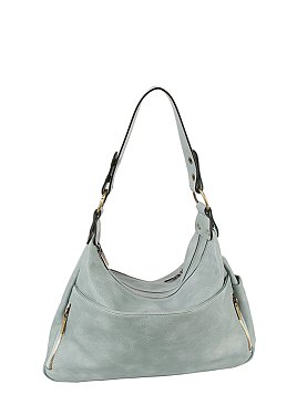 Fashion Zipper Shoulder Bag