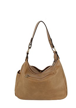 Fashion Zipper Shoulder Bag